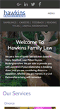Mobile Screenshot of hawkinsfamilylaw.co.uk